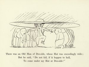Det fanns en gammal man från Dee-side, vars hatt var mycket bred. av Edward Lear