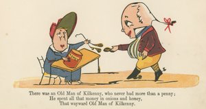 Det fanns en gammal man från Kilkenny, som aldrig hade mer än ett öre, från "A Book of Nonsense", utgiven av Frederick Warne and Co., London, ca 1875 av Edward Lear