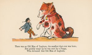 Det fanns en gammal man från Leghorn, den minsta som någonsin föddes, från "A Book of Nonsense", utgiven av Frederick Warne and Co., London, ca 1875