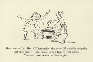 Det fanns en gammal man i Thermopylae, som aldrig gjorde något ordentligt. av Edward Lear
