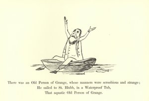 Det fanns en gammal person från Grange, vars sätt var scroobious och konstigt av Edward Lear