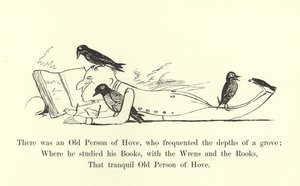 Det var en gammal person från Hove, som besökte djupet av en dunge av Edward Lear