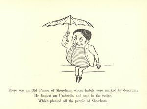 Det fanns en gammal person i Shoreham, vars vanor var präglade av dekorum av Edward Lear