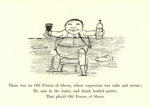 Det var en gammal person av Sheen, vars uttryck var lugnt och fridfullt av Edward Lear