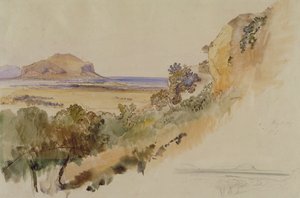 Utsikt nära Palermo av Edward Lear
