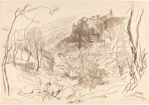 Utsikt över Ceriana av Edward Lear
