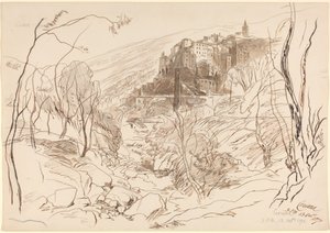 Utsikt över Ceriana av Edward Lear