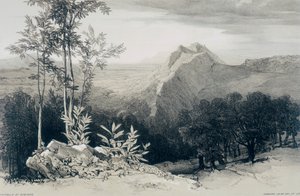 Utsikter i Rom och dess omnejd: Civitella di Subiaco av Edward Lear
