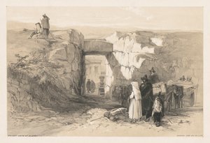Utsikt över Rom och dess omgivningar: Ancient Gate of Alatri av Edward Lear