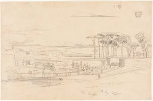 Villa Pamphili av Edward Lear