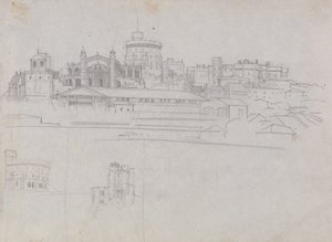 Windsor Castle av Edward Lear