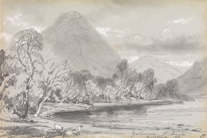 Yewbarrow, Wastwater, 16 september 1836 av Edward Lear