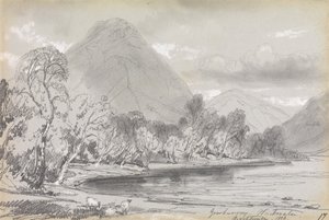 Yewbarrow, Wastwater, den 16 september 1836 av Edward Lear
