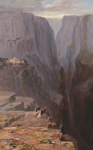 Zagori, Grekland, 1860. av Edward Lear