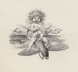 Illustration för The Water-Babies av Charles Kingsley (gravyr) av Edward Linley (after) Sambourne