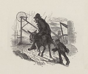 Illustration för The Water-Babies av Charles Kingsley (gravyr) av Edward Linley (after) Sambourne