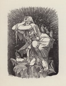 Illustration för The Water-Babies av Charles Kingsley (gravyr) av Edward Linley (after) Sambourne