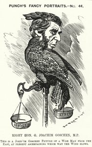 Punch tecknad: George Goschen