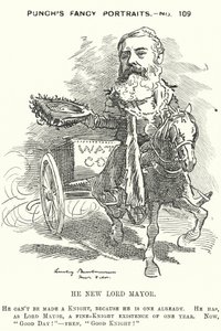 Punch tecknad: Sir Robert Fowler av Edward Linley (after) Sambourne