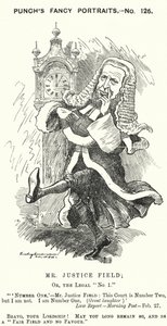 Punch tecknad: William Field av Edward Linley (after) Sambourne