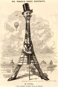 "(Alexandre) Gustave Eiffel (1832-1923) Fransk civilingenjör av Edward Linley Sambourne
