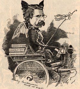 Tecknad film av William Black av Edward Linley Sambourne