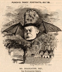Charles Bradlaugh (1833-1891) av Edward Linley Sambourne