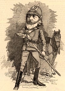 Frederick Lord Leighton i militäruniform av Edward Linley Sambourne