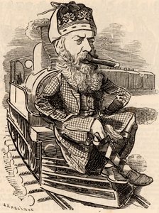 George Granville William Sutherland-Leveson-Gower av Edward Linley Sambourne