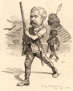Illustration med Henry Morton Stanley av Edward Linley Sambourne