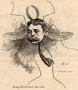 Lord Randolph Henry Spencer Churchill (1849-1895) av Edward Linley Sambourne