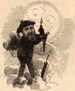 Porträtt av Joseph Norman Lockyer av Edward Linley Sambourne