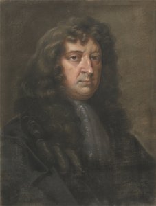 Samuel Butler (1612-80), författaren till Hudibras (pastellfärgad på papper) av Edward Lutterell