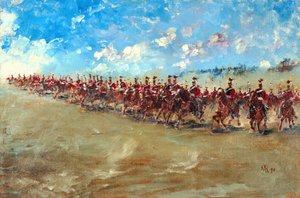 16:e Lancers avancerar i galopp, 1898