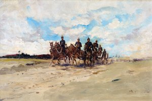 Royal Artillery, ett fältvapenlag på marschen, 1897