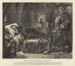 Argyles sista sömn innan han avrättades av Edward Matthew Ward