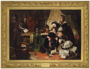 Marie Antoinettes och hennes sons sista avsked, 1856