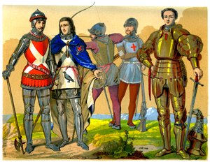 Engelsk stridsklänning, 1400-1500-talet 1849.