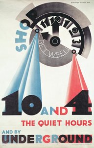 Annons för Londons tunnelbana
