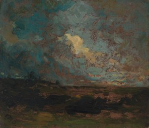 Efter duschen, ca. 1883-1887. av Edward Mitchell Bannister