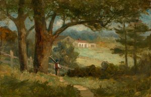 Hemåt, 1895. av Edward Mitchell Bannister
