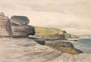 Newport-scenen av Edward Mitchell Bannister