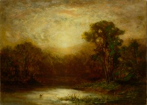 Solnedgång, ca. 1875-1880.