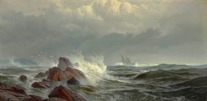 Utanför Normans ve 1872 (olja på duk) av Edward Moran