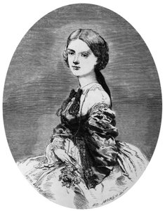 Prinsessan Maria Clotilde av Savojen (gravyr) av Edward Morin