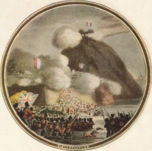Stormningen av S:t Sebastian, 1815, 1910