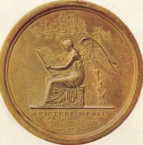 The Battles of the British Army från 1808 till 1814 - Bildmedalj, 1815, 1910.