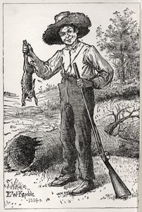 "The Adventures of Huckleberry Finn" av Mark Twain av Edward Parick Kinsella