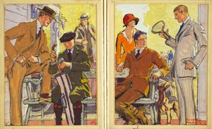 Reklam för Hart, Schaffner & Marx Clothes, pub. 1900