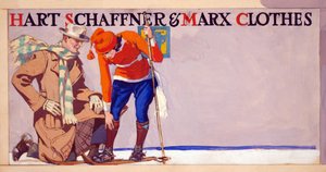 Reklam för Hart, Schaffner & Marx Clothes, pub. 1900